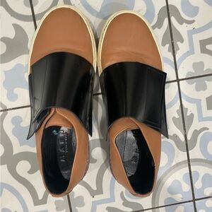 Marni Velcro leather shoes